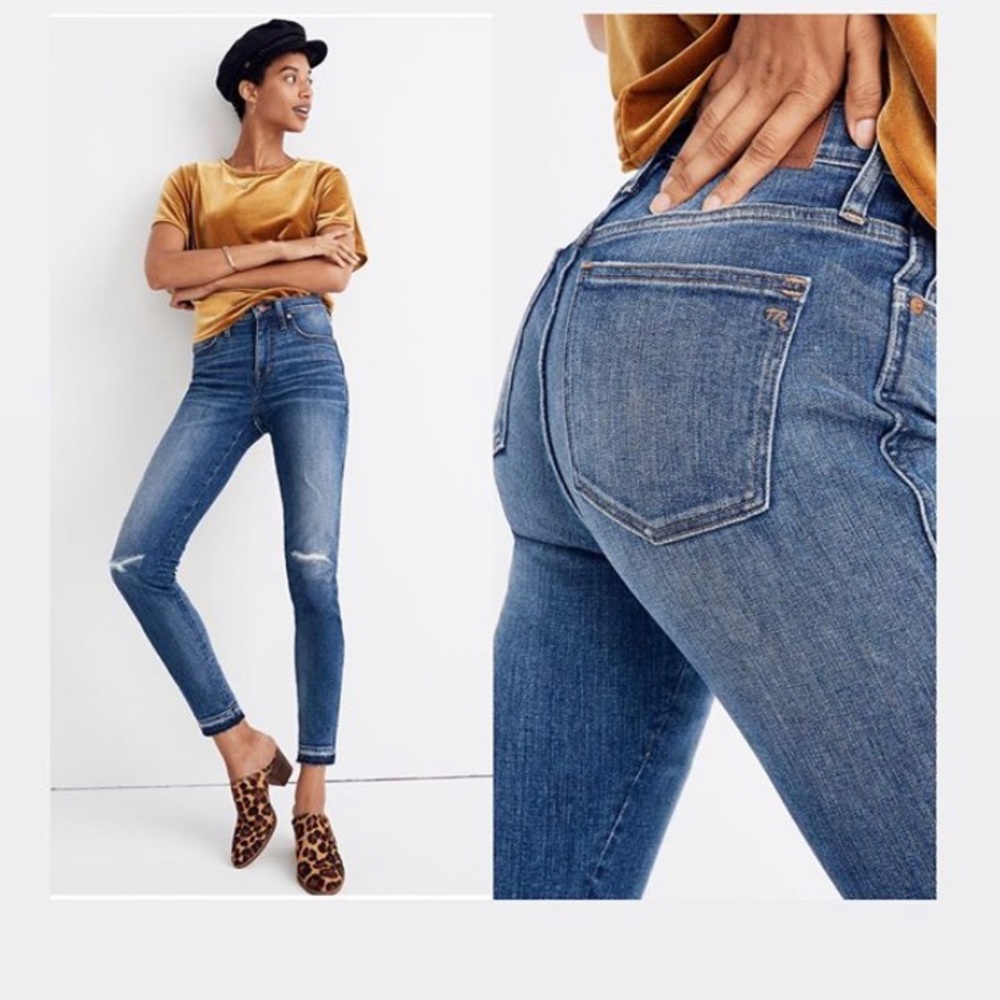 NWT Madewell Distressed Jeans